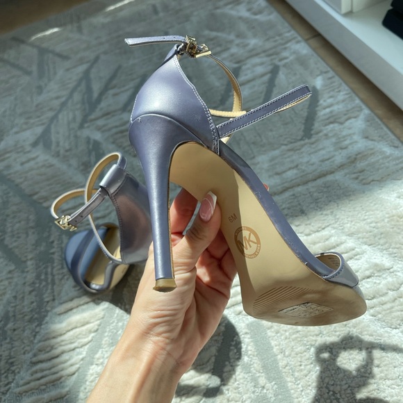 Michael Kors High Heel Sandals Purple light lavender size 6 (eur 36) woman - Picture 7 of 8